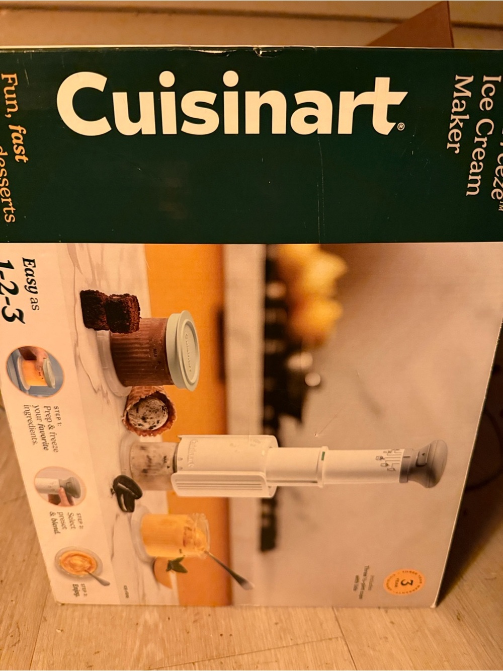 Cuisinart Fast Freeze Ice Cream/frozen treat maker